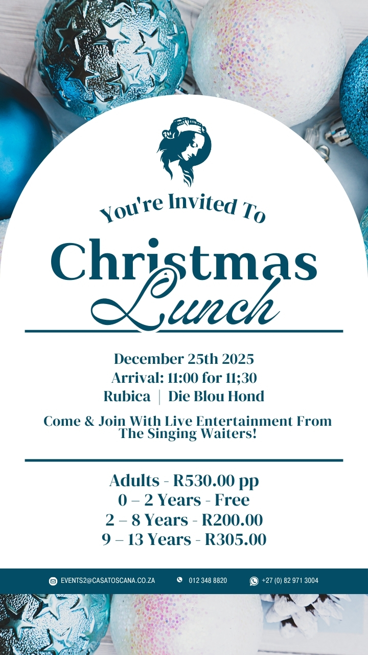 Christmas day lunch '25_Rubica venue