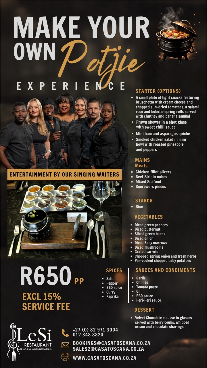Make you own potjie Experience